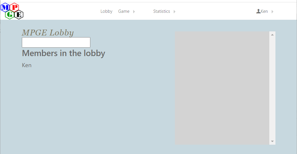 Alone in the lobby